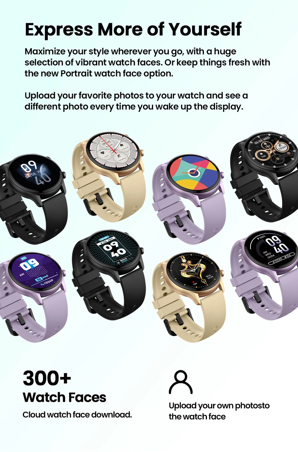 New Zeblaze Btalk 3 Plus Voice Calling Smart Watch 1.39'' Large HD Color Display Fitness Tracking Smartwatch for Men and Ladies