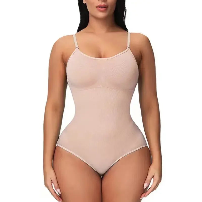 Women’s Seamless Shapewear Bodysuit – Scoop Neck, Stretch Fit