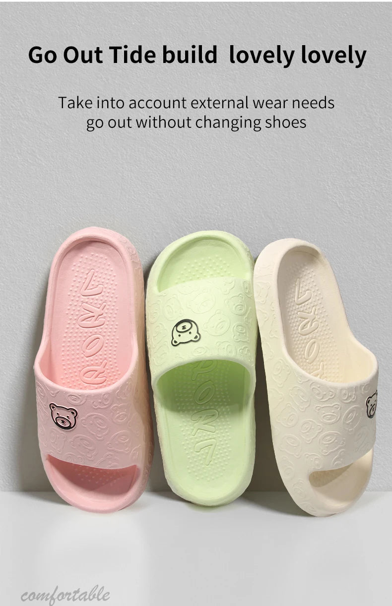 Non-slip Slippers Female Outer Wear 2026 New Bathroom Bathroom Indoor Home Sandals Female Summer Eva