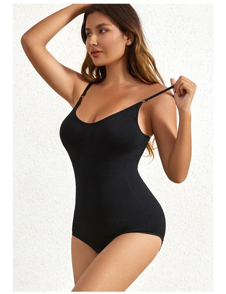 Women’s Seamless Shapewear Bodysuit – Scoop Neck, Stretch Fit